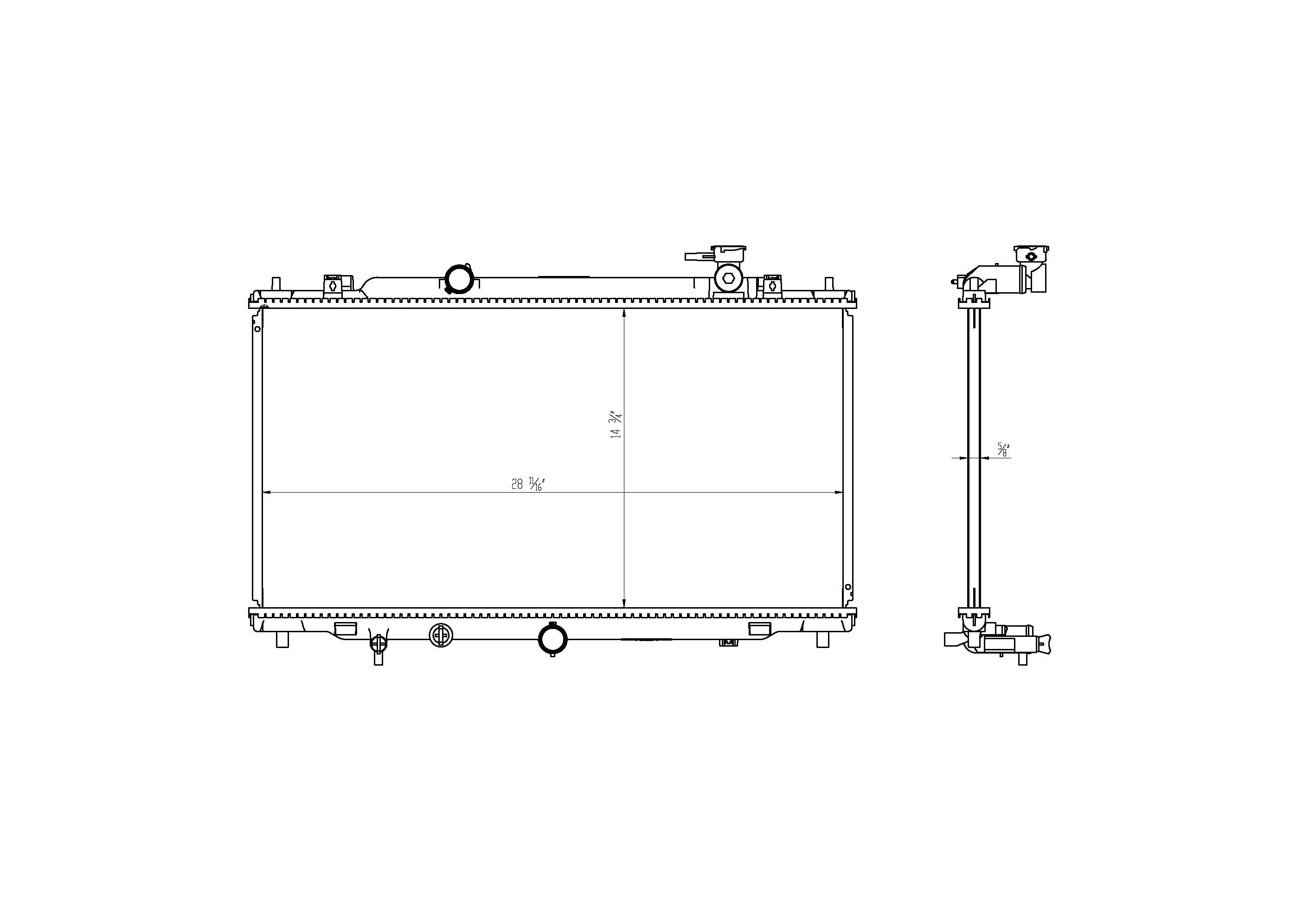13761 - Auto Radiator
