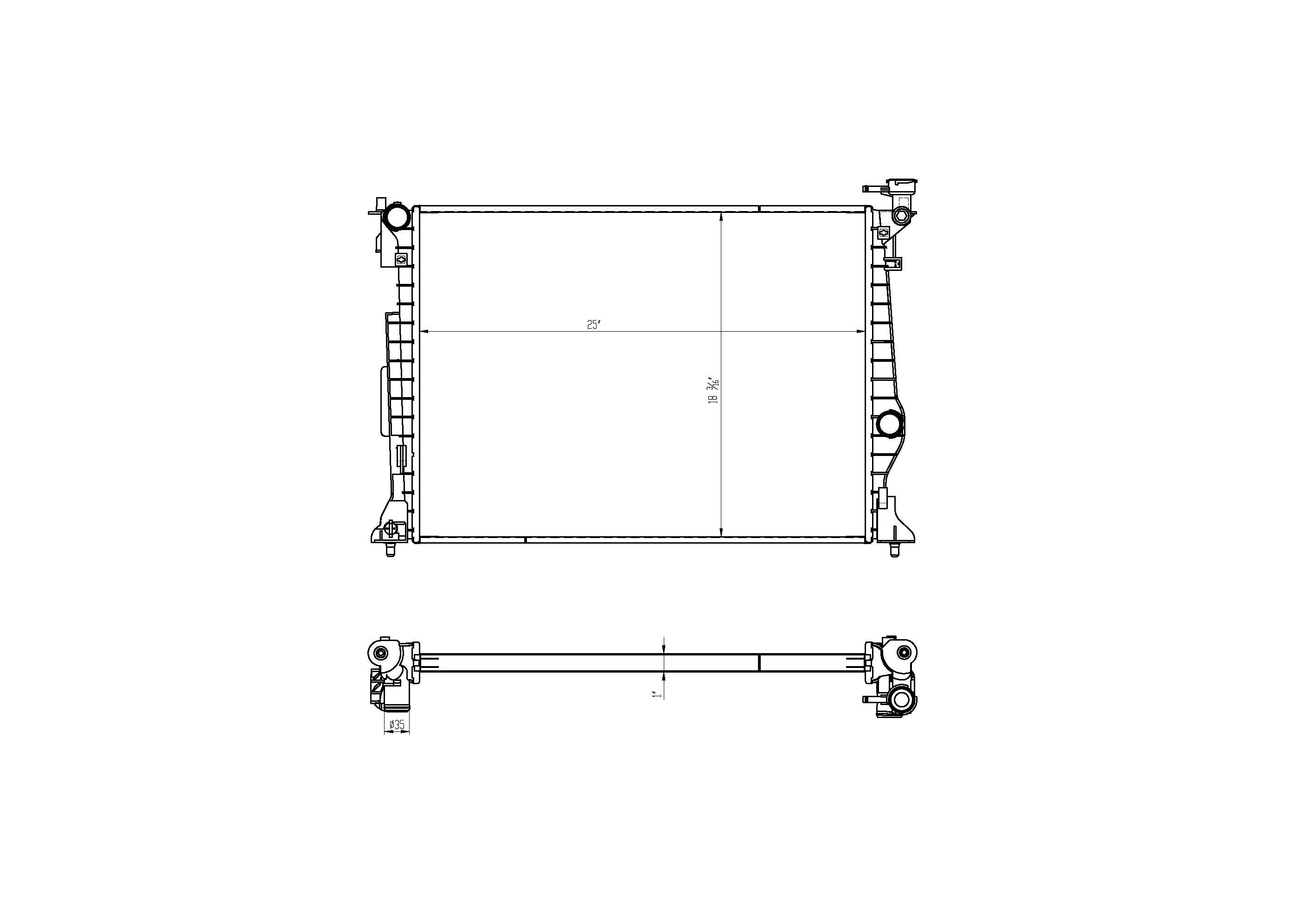 13819 - Auto Radiator