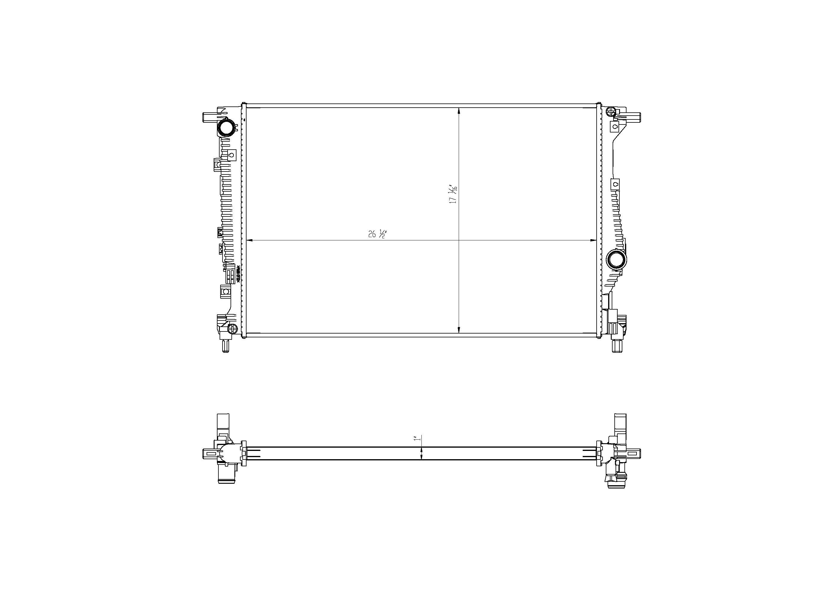 13847 - Auto Radiator