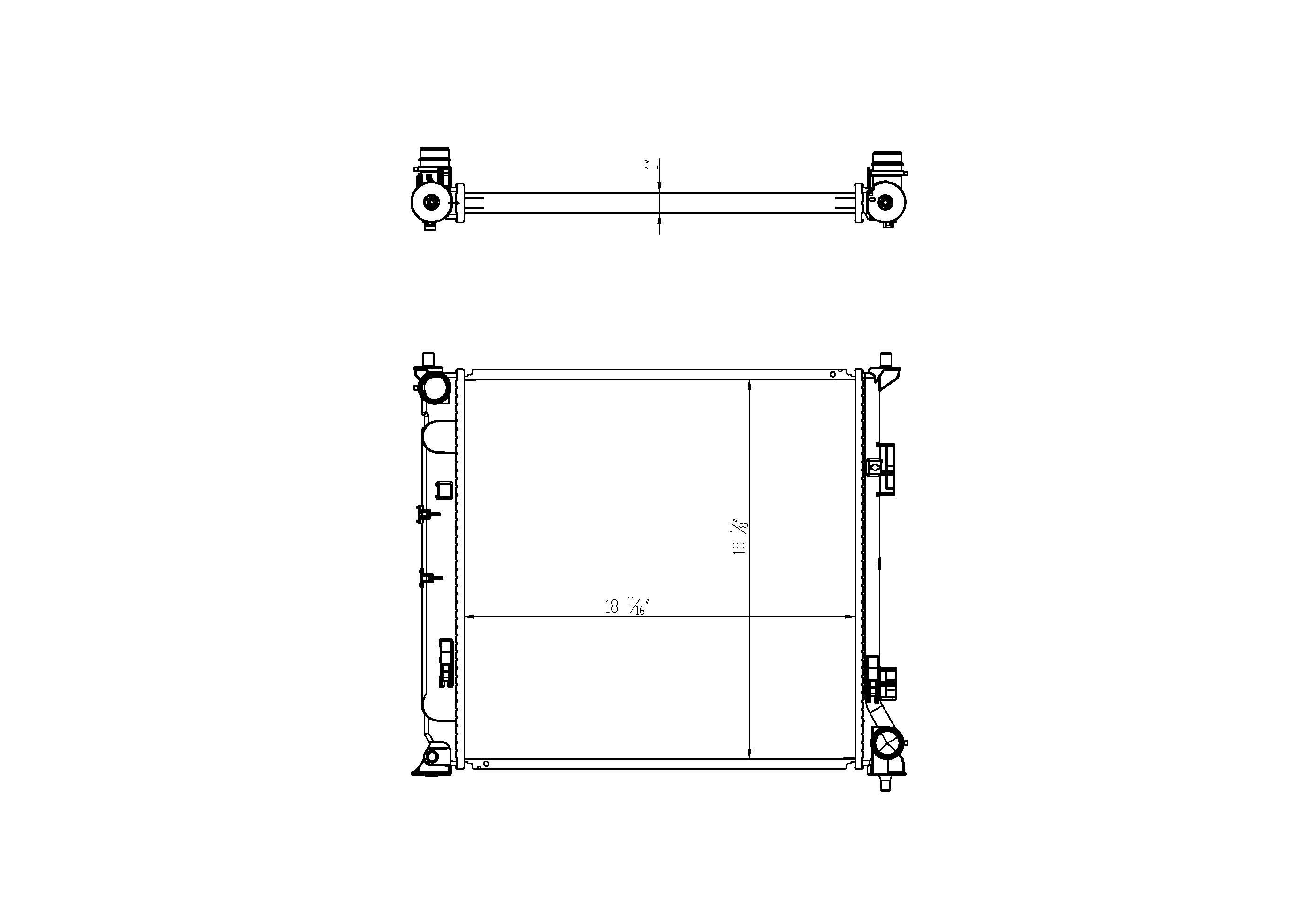 13854 - Auto Radiator