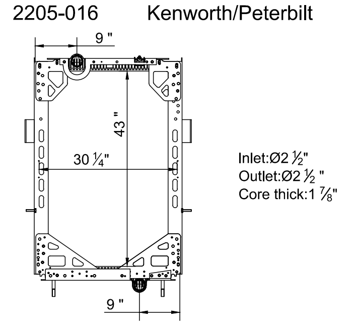 2205-016 - HD Radiator