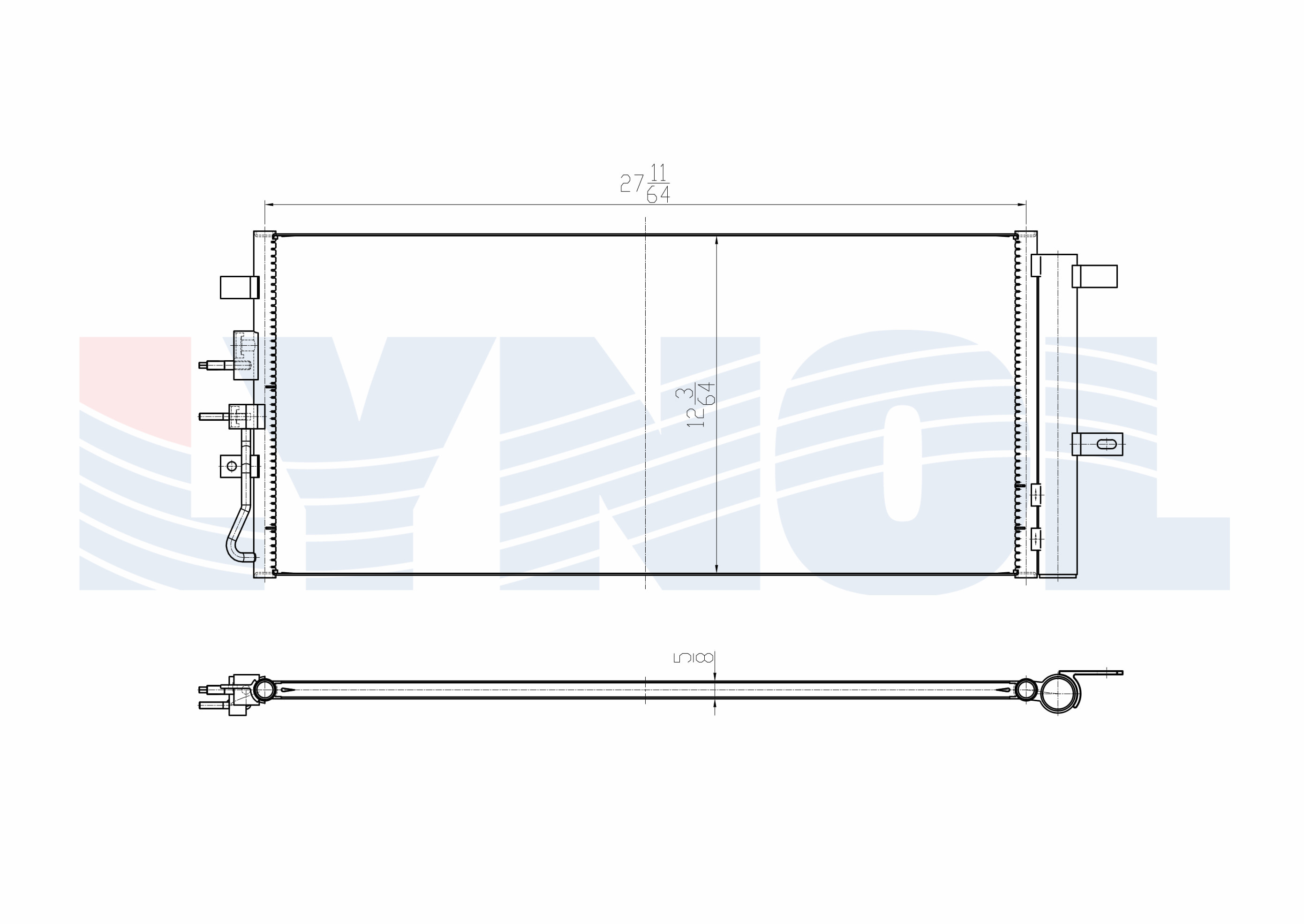 30049 - AC Condensers  - 17-19 LINCOLN MKZ V6 3.0L