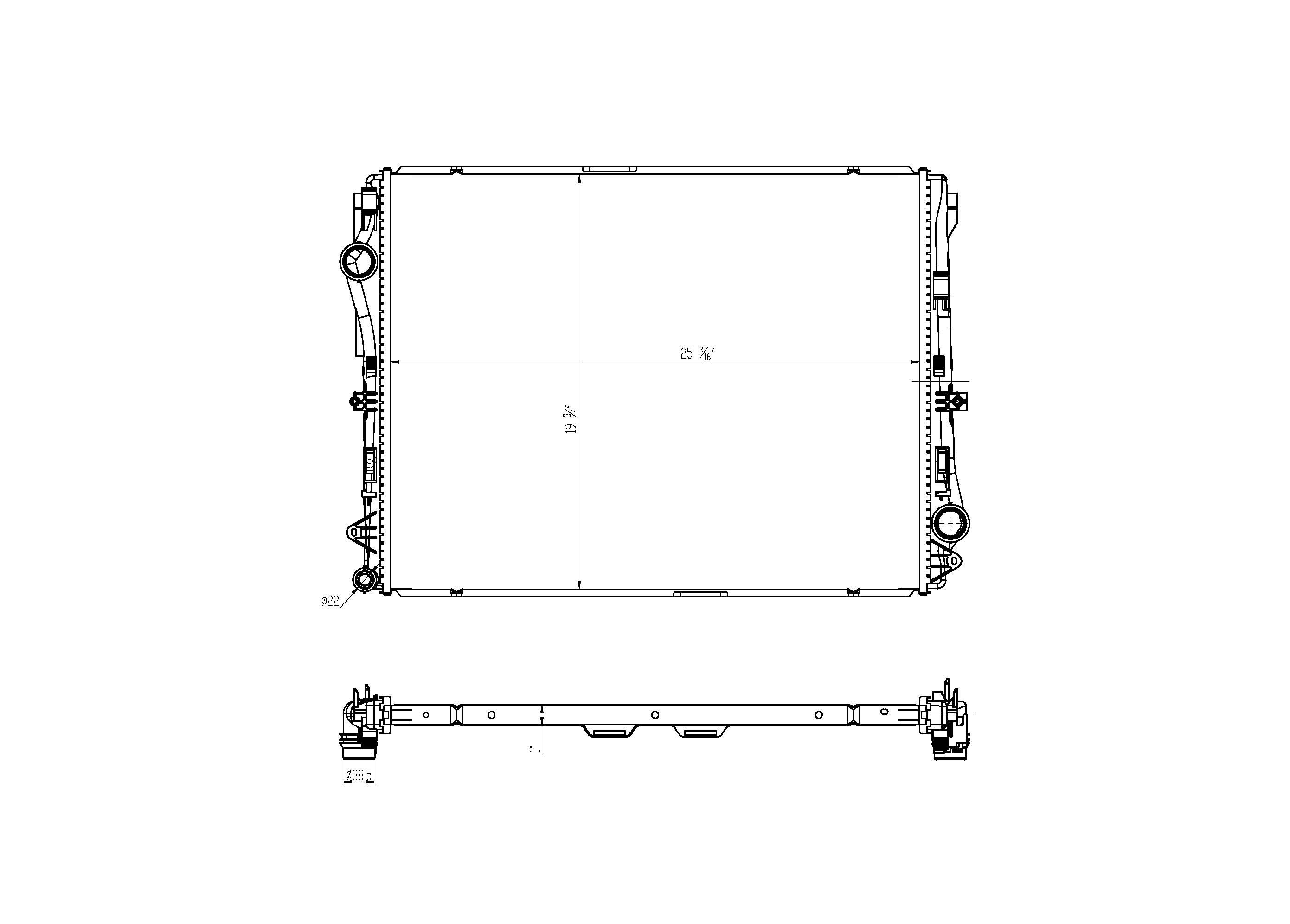 LR606301 - Auto Radiator