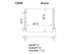 13599 - Auto Radiator