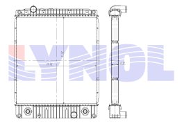 2200-069 - Freightliner Radiator