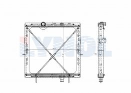 2205-013 - 2205-012 WITH FRAME, 18 & up Kenworth T680 & 579 with Frame