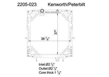 2205-023 - HD Radiator